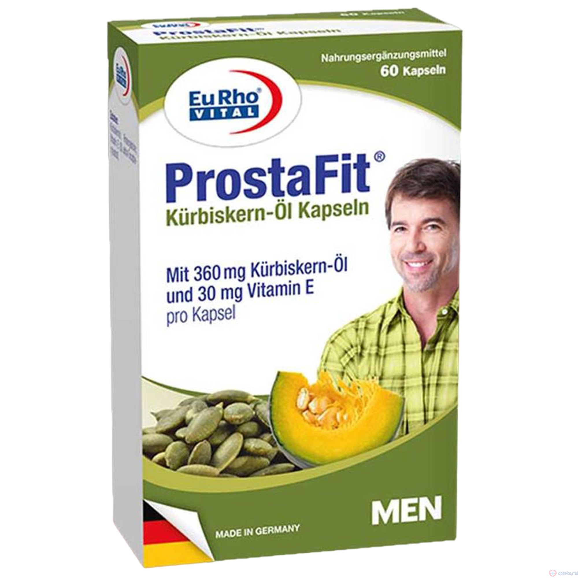 ProstaFit Ulei seminte de dovleac + vit  E caps. N60