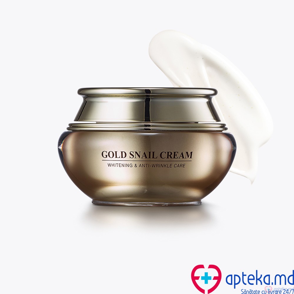 Крем для лица отбеливающий против морщин GOLD SNAIL CREAM Whitening & Anti-Wrinkle Care, 60 мл