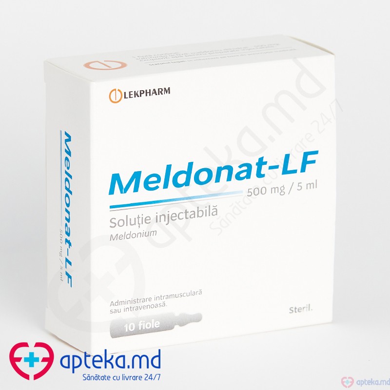 Meldonat-LF solutie injectabila 500 mg/5 ml N5x2