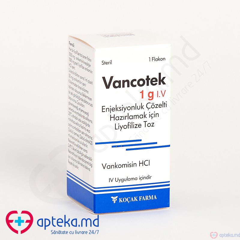 Vancotek sol. inj. 1g N1