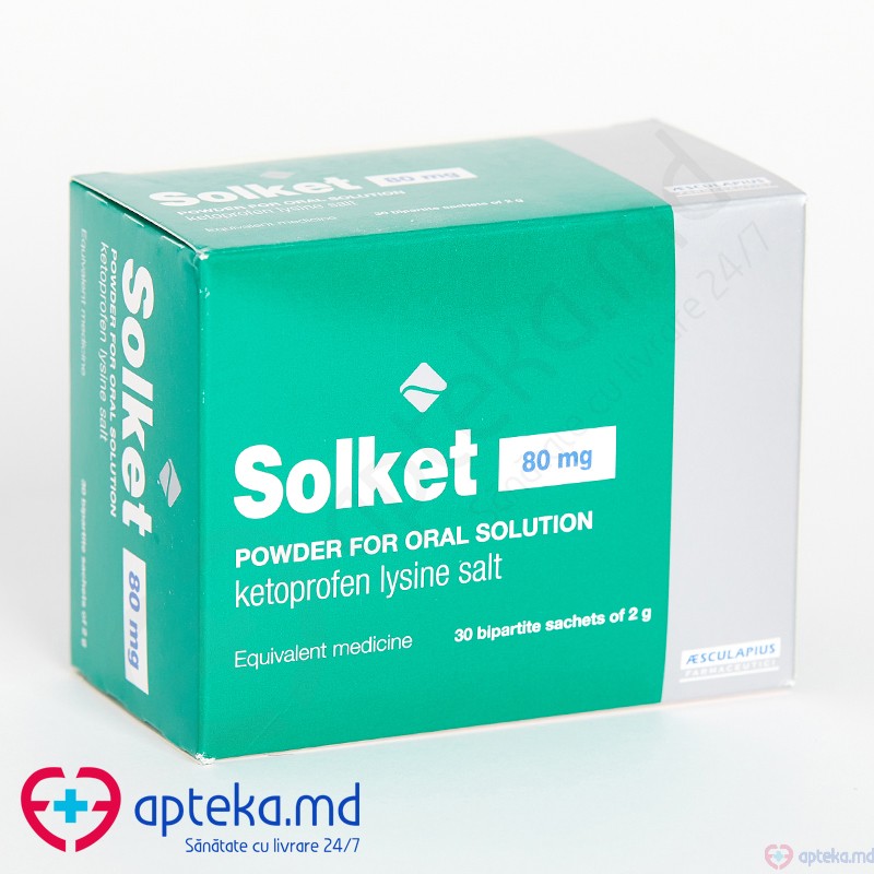 Solket pulbere pentru solutie orala 80 mg N30