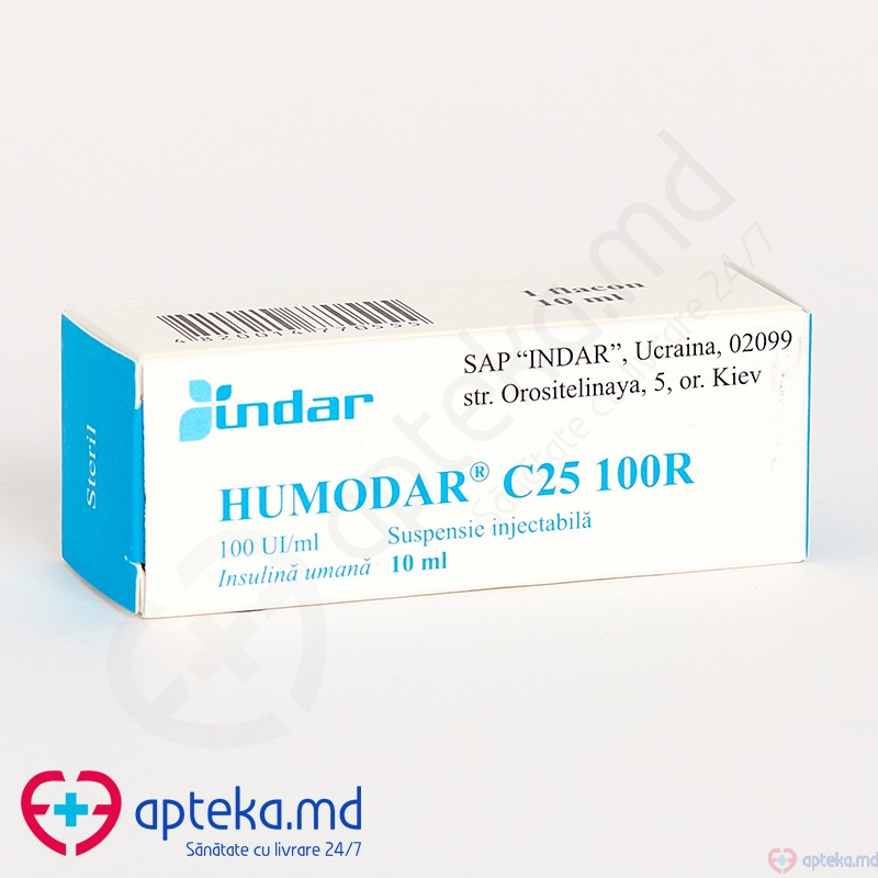 Humodar C25 100R susp. inj. 100 UI/ml 10 ml N1