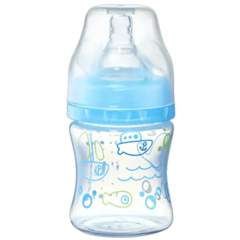 0402 03 Бутылочка для кормления с широким горлом Синяя BabyOno, 120 мл 0402 03 Бутылочка для кормления с широким горлом Синяя BabyOno, 120 мл