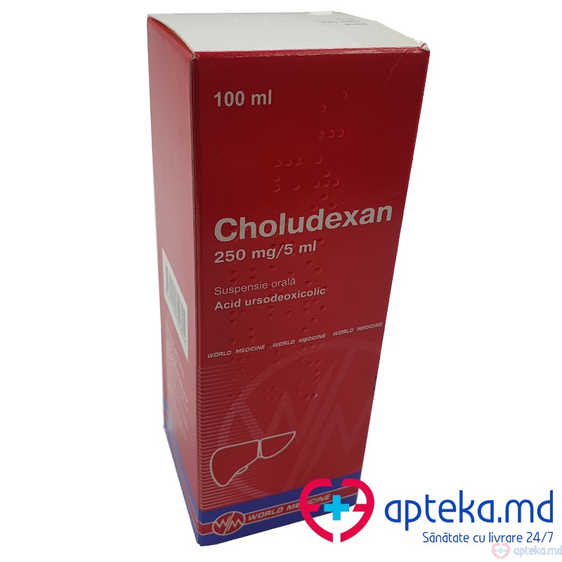 Choludexan suspensie orala 250 mg/5 ml 100ml N1