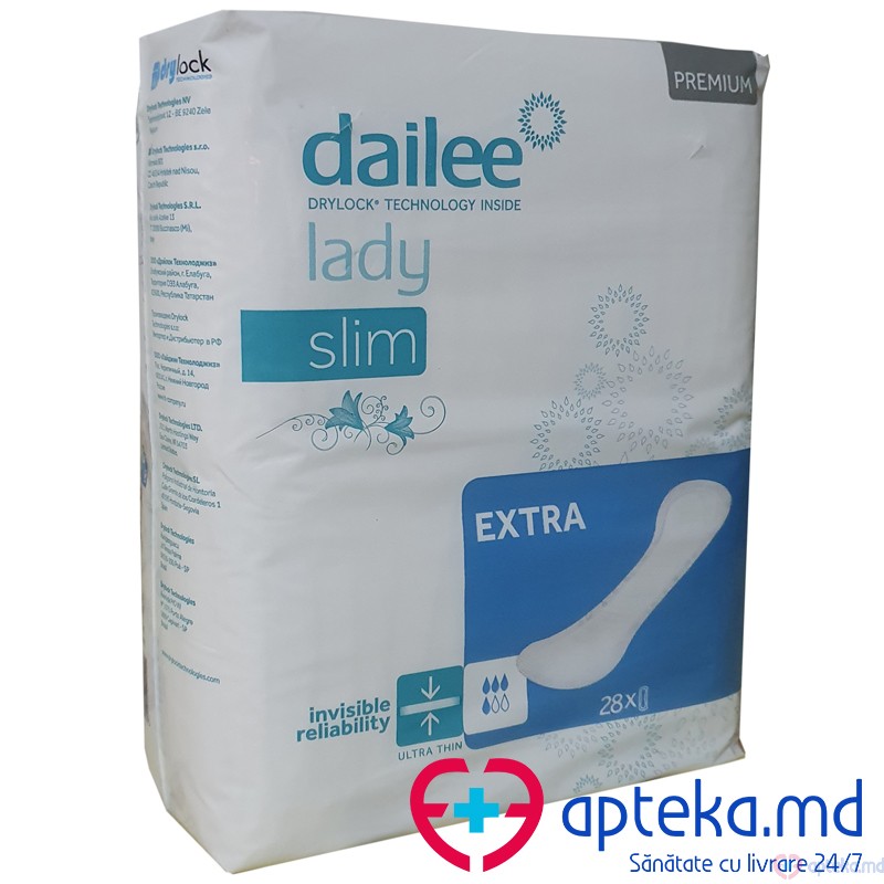 Absorbante urologice DAILLEE LADY Slim 4 pic. Extra N28