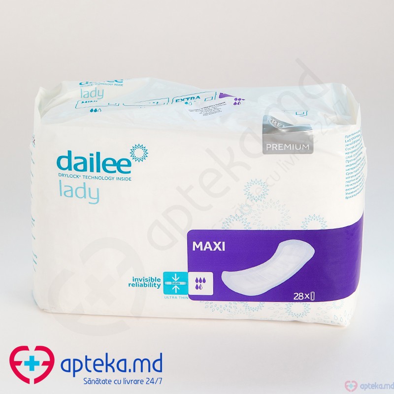 Absorbante urologice DAILLEE LADY Slim 5 pic. Maxi N28