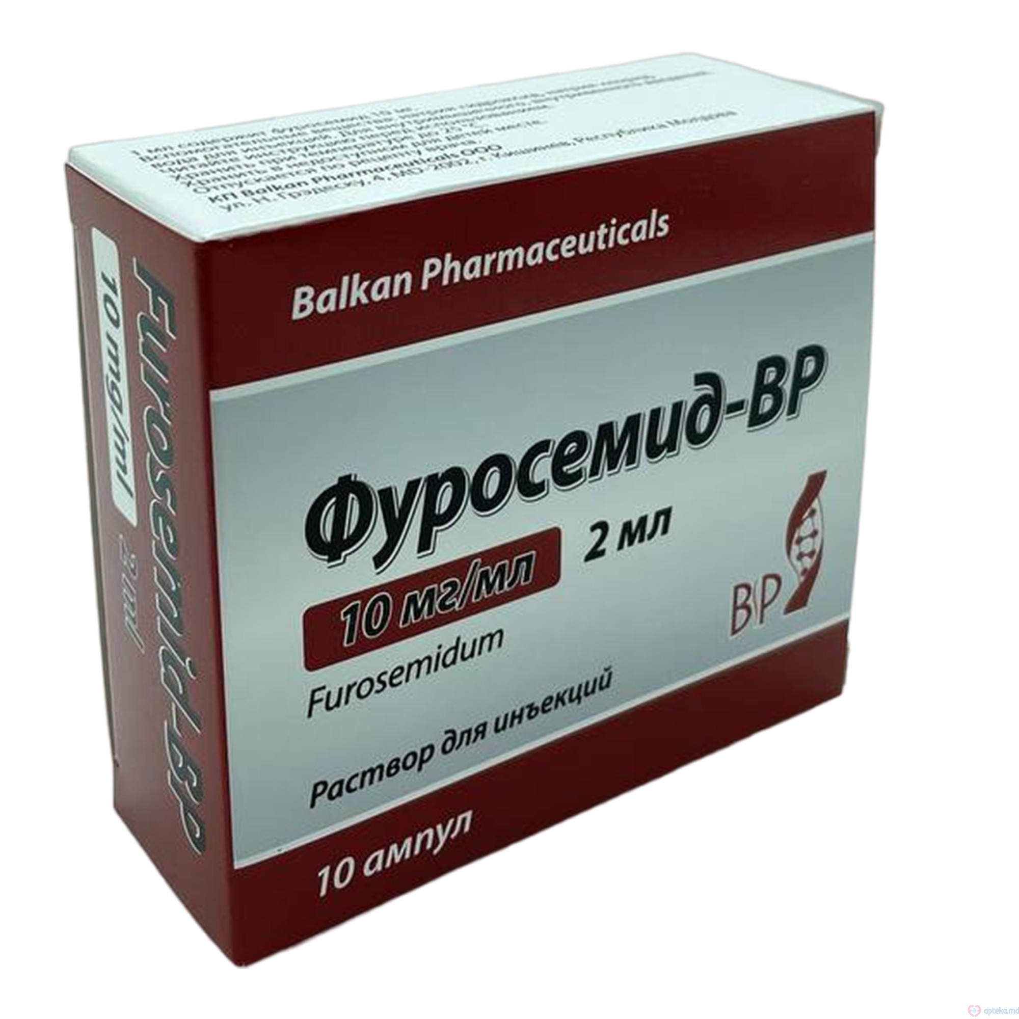 Furosemid-BP sol. inj. 10 mg/ml 2 ml N10