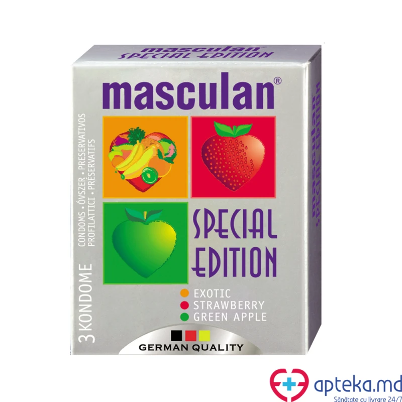 Презервативы Masculan Frutti Edition, N3 Презервативы Masculan Frutti Edition, N3