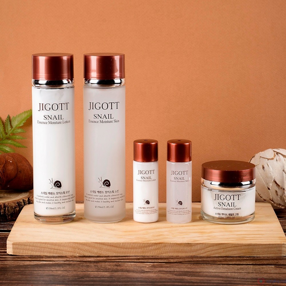 Jigott Snail Moisture Skin Care 3 set