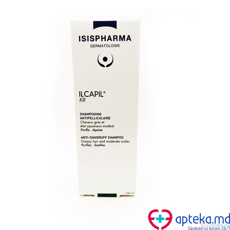 Isis Pharma Ilcapil KR sampon antimatreata pentru par gras 150 ml