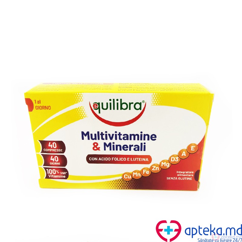 Equilibra Multivitamine & Minerale caps. N40