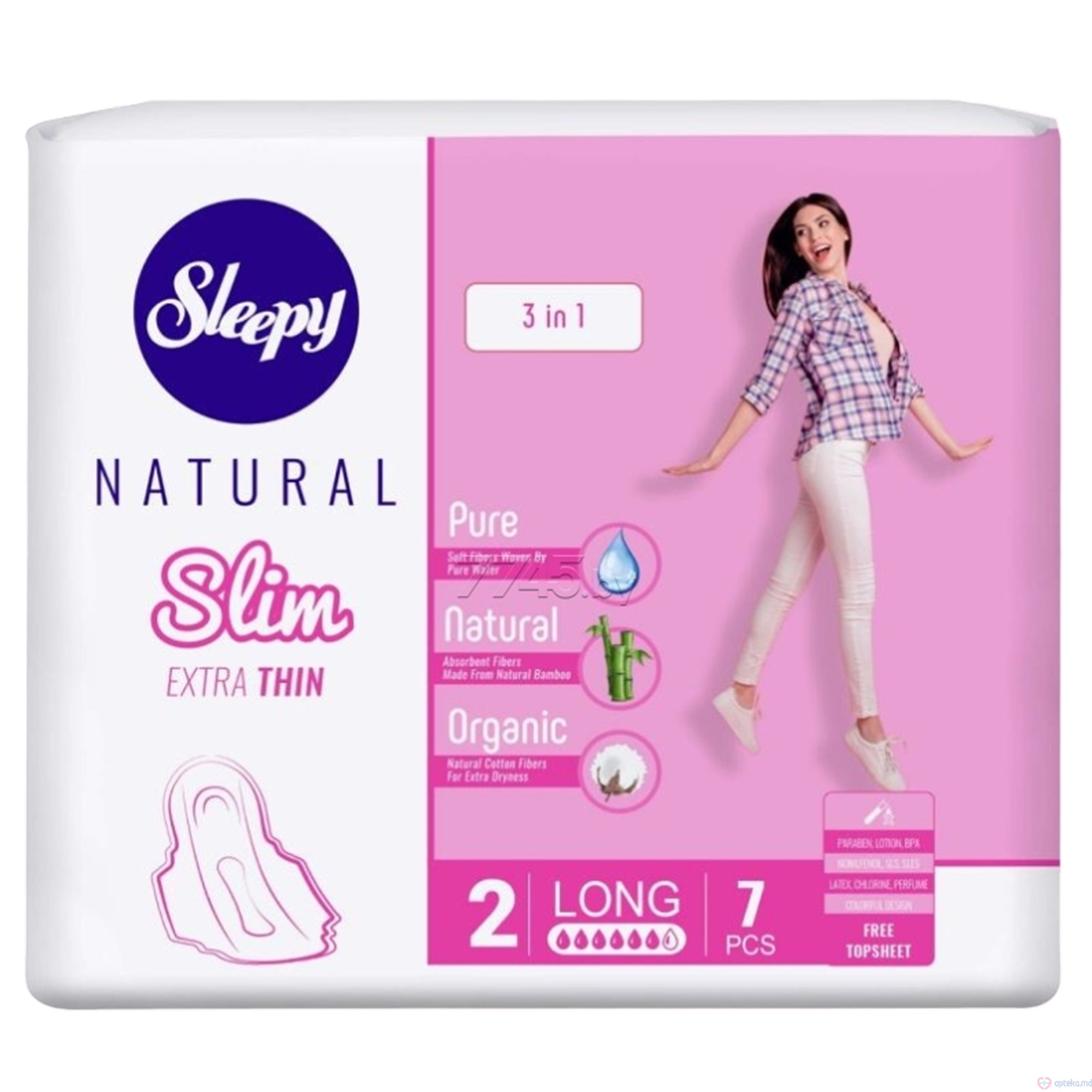 Прокладки Sleepy Natural Slim Extra Thin N7