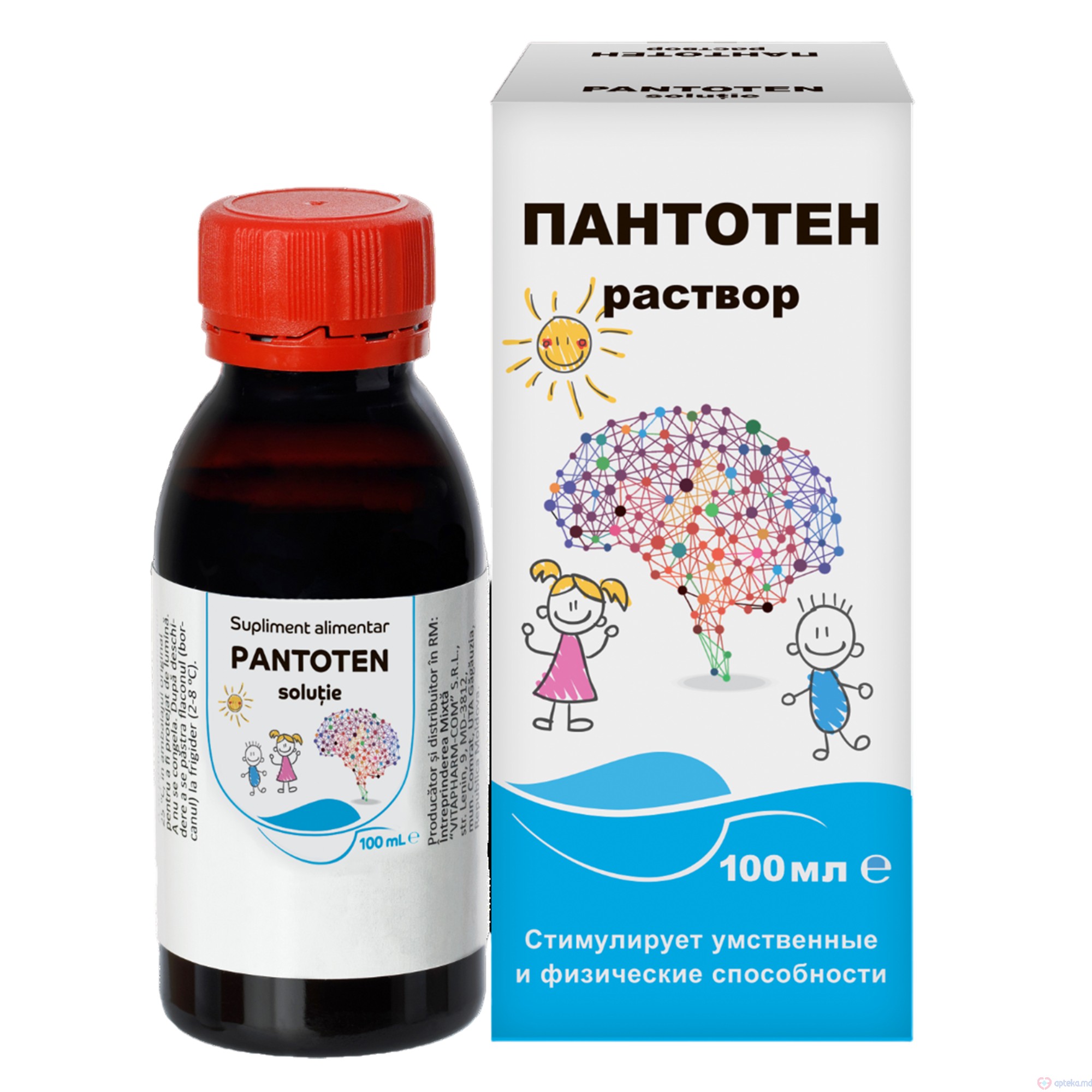 Pantoten solutie 100 ml N1