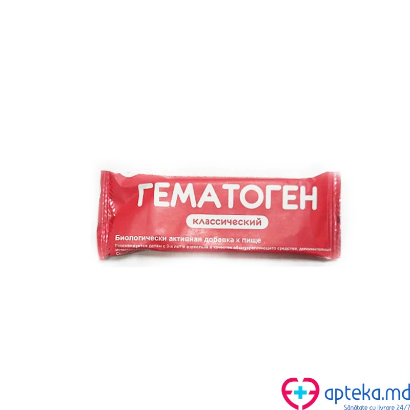 Гематоген, батончик, 40 г Гематоген, батончик, 40 г