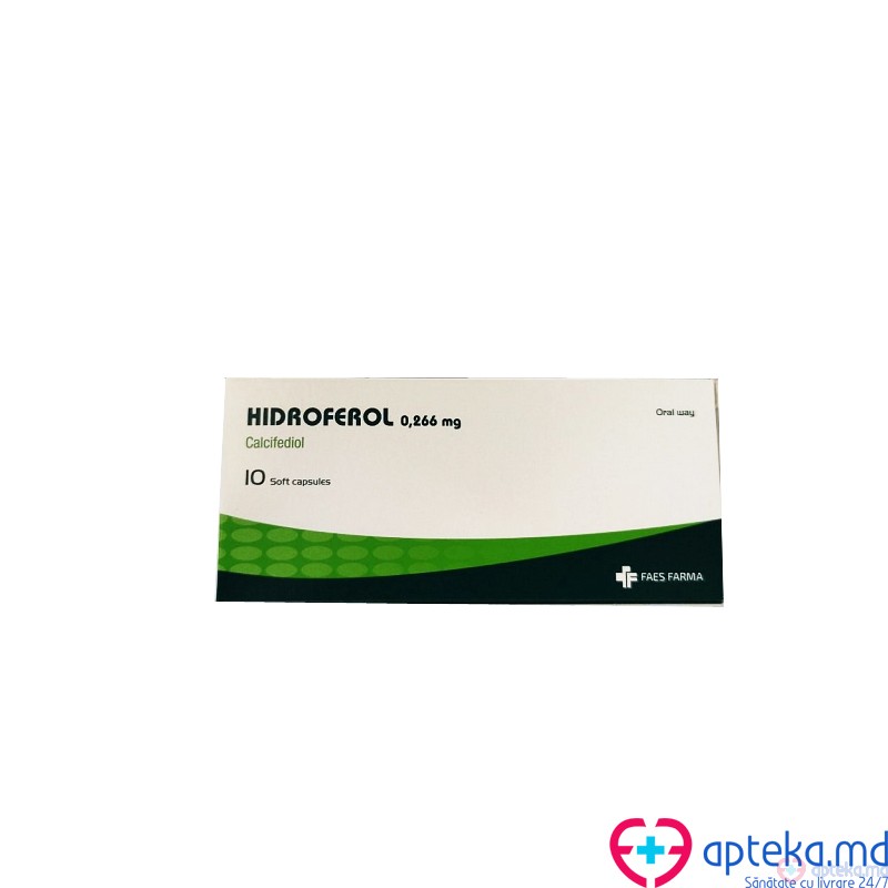 Hidroferol capsule moi 0,266 mg N10