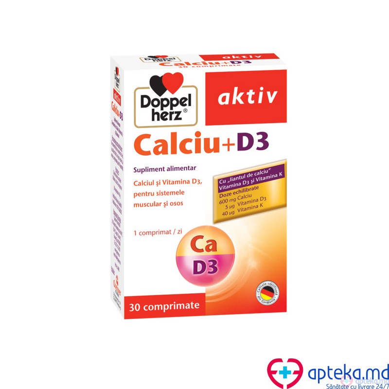 Doppelherz Calciu+D3 comp. N30