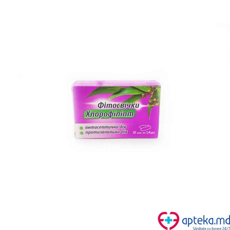 Фитосвечи с хлорофиллиптом, 1.4 г, N10 Фитосвечи с хлорофиллиптом, 1.4 г, N10