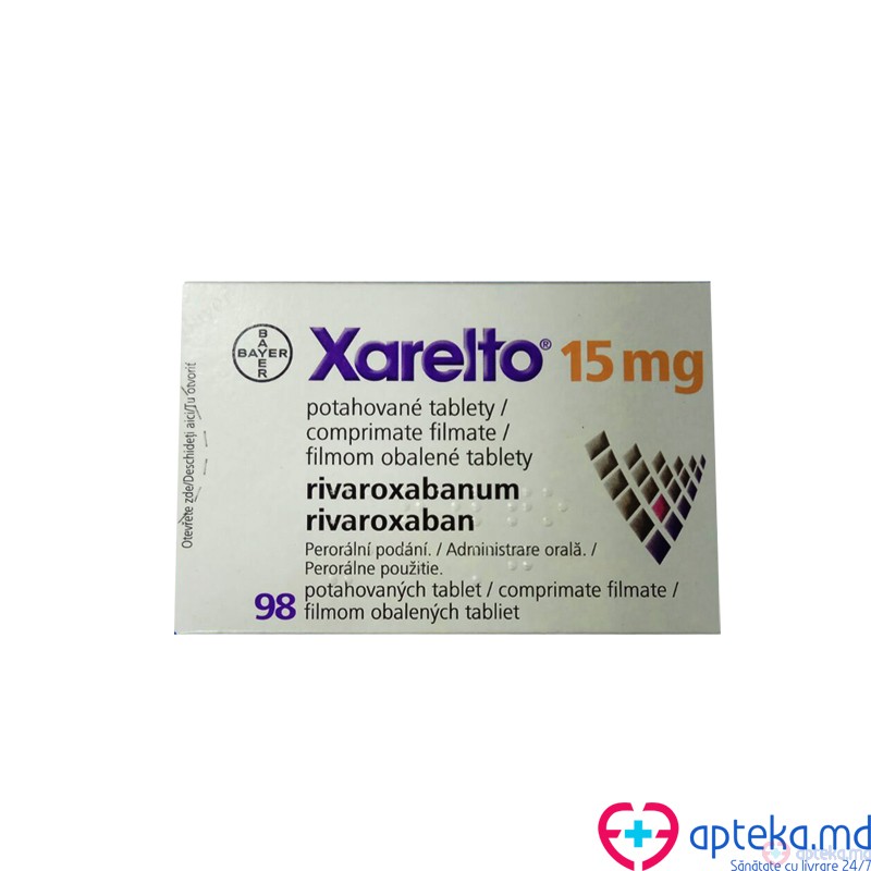 Xarelto comp. film. 15 mg N14x7