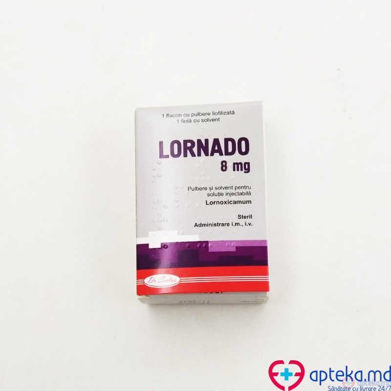 Lornado pulb.+solv./sol. inj. 8 mg N1 + 2 ml N1