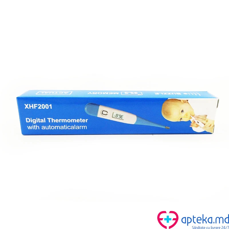 Termometru digital cu capac flexibil XHF2001