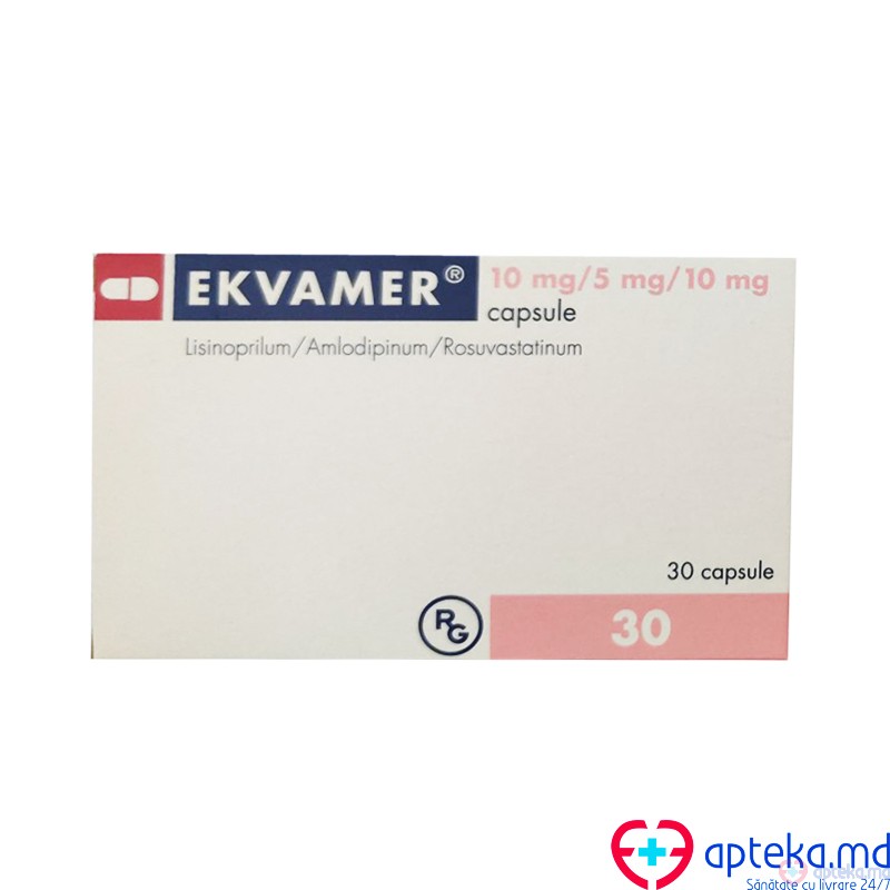 Ekvamer capsule 10 mg/5 mg/10 mg N5x6