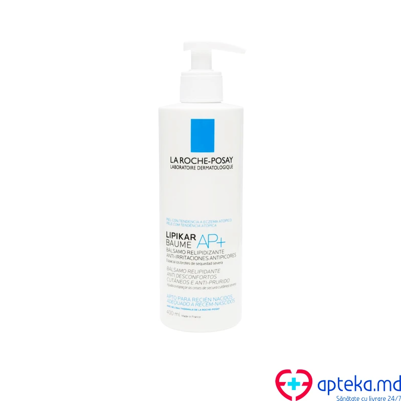 ЛЯ РОШ ПОЗЭ Lipikar Baume AP+M бальзам липидовосстанавливающий для тела 400ml