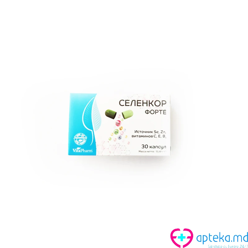 Селенкор Форте, капс, N30 Селенкор Форте, капс, N30