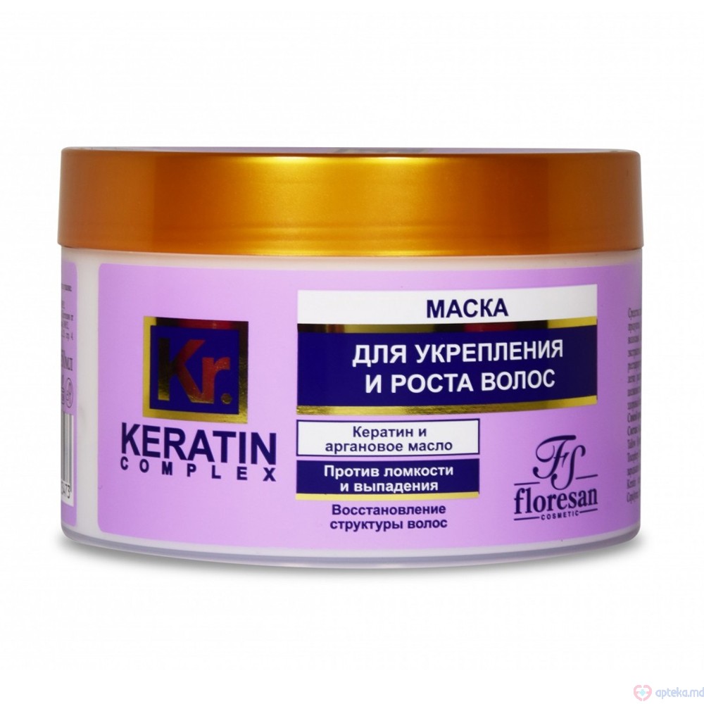 F-586 Masca pentru intarirea si cresterea parului "Keratina" 450ml