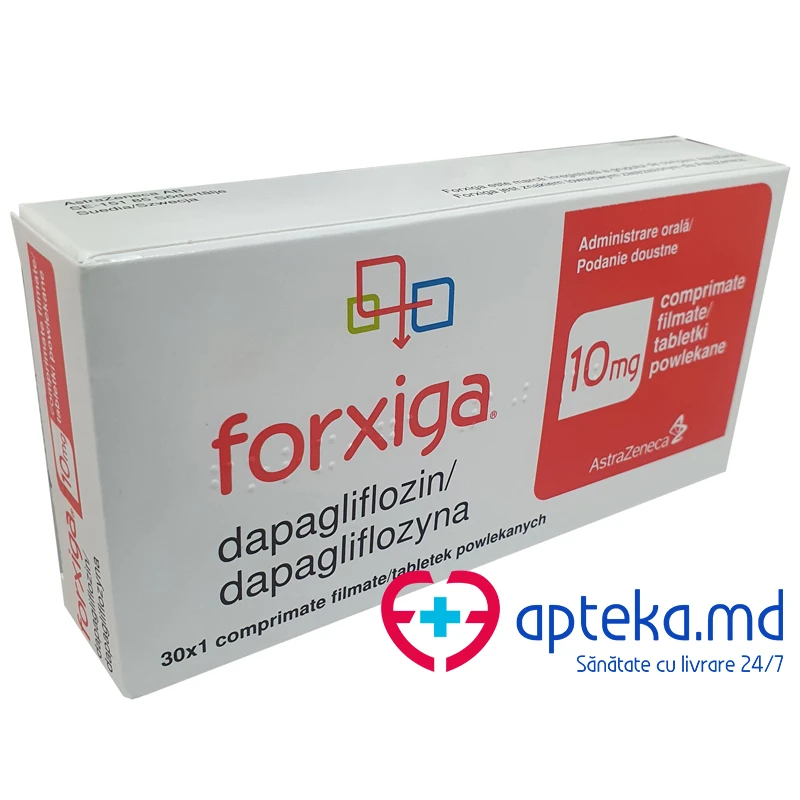 Форксига 10 мг таб. покр. обол. N10х3 Форксига 10 мг таб. покр. обол. N10х3