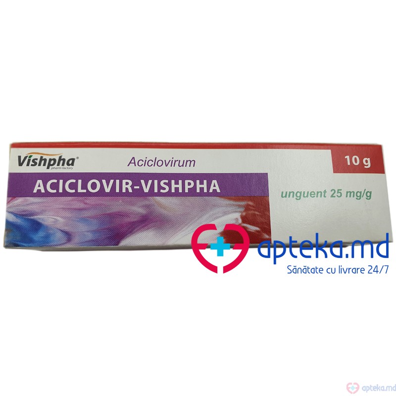 Aciclovir-Vishpha unguent  25 mg/g 10g N1