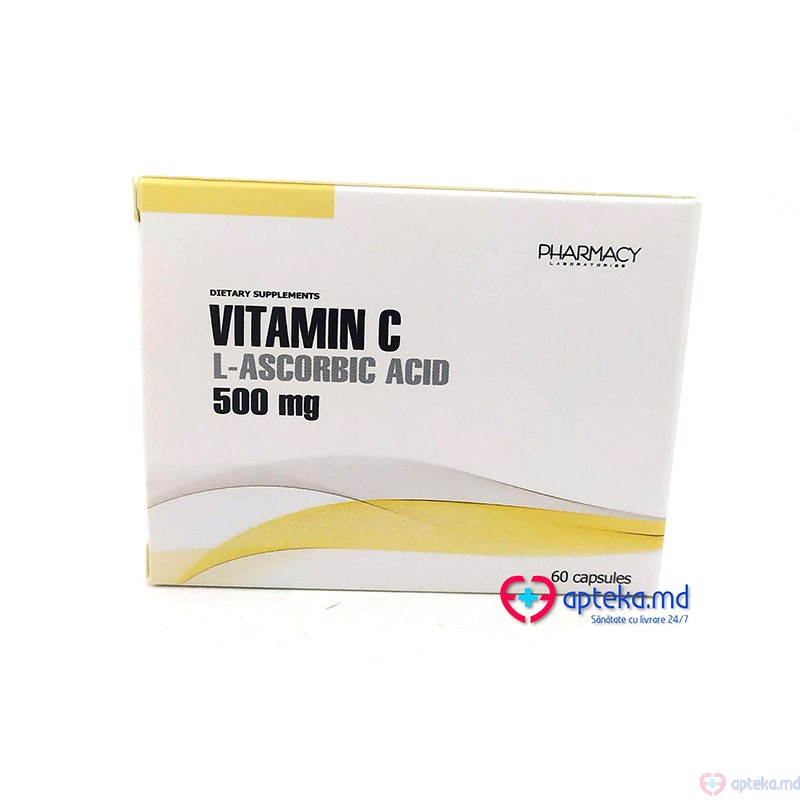 Vitamina C 500 mg caps. N60