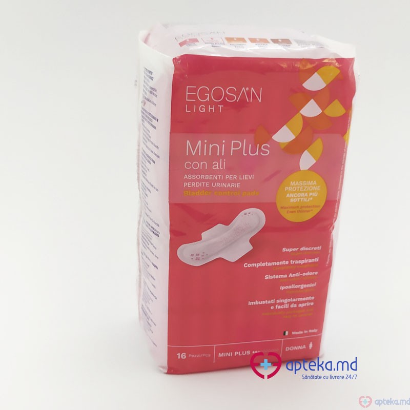 Absorbante urologice pentru femei Egosan Mini Plus N16