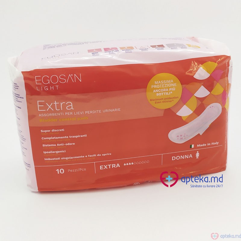 Absorbante urologice pentru femei Egosan Extra N10