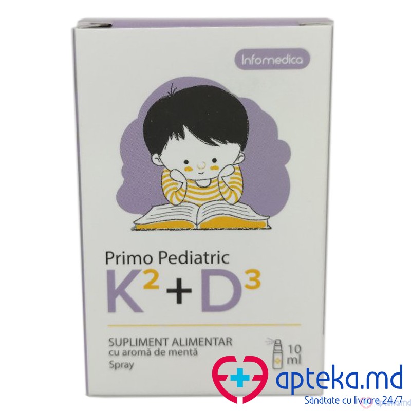 Primo Pediatric K2+D3 spray 400UI 10ml