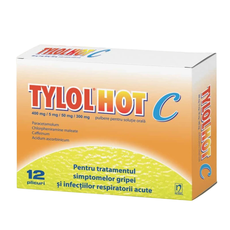 Тайлол Хот С порошок д/приг. р-ра д/приёма внутрь N6x2 Тайлол Хот С порошок д/приг. р-ра д/приёма внутрь N6x2