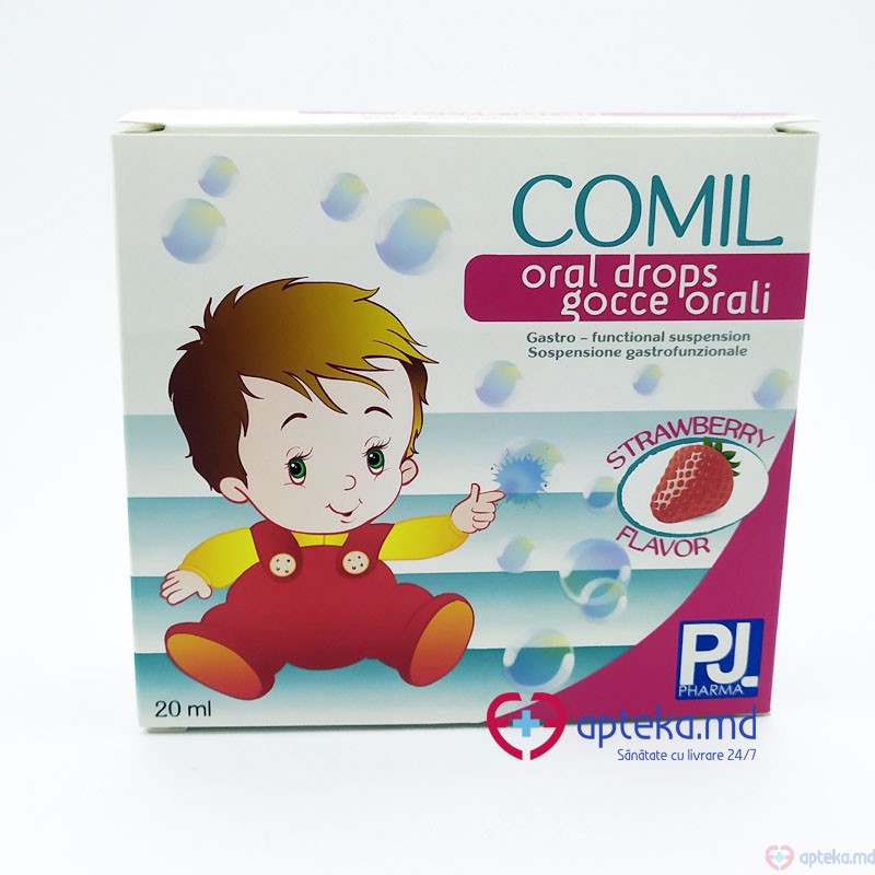 Comil pic. orale cu aroma de capsune 20 ml N1