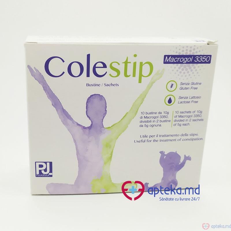 Colestip macrogol 3350 plic. 10g  N10