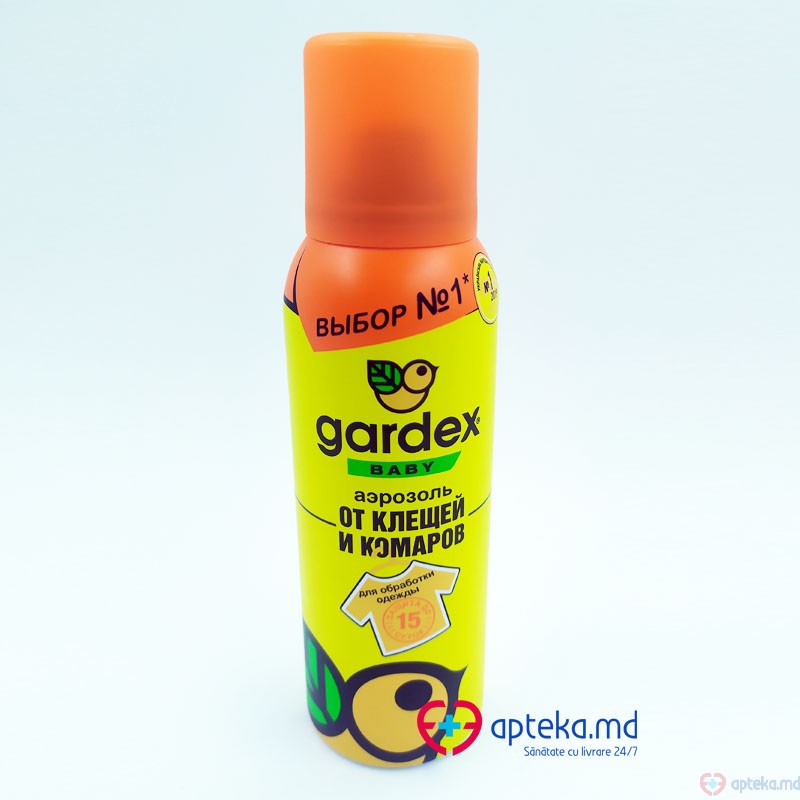 Gardex Baby sprey contra tintari si capusi pe haina 100 ml