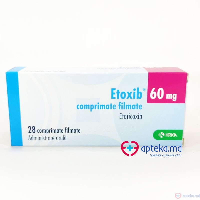 Etoxib comprimate filmate 60 mg N7x4