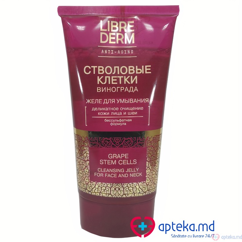 Librederm Celule stem din struguri Jeleu anti-age pentru curatare 150 ml