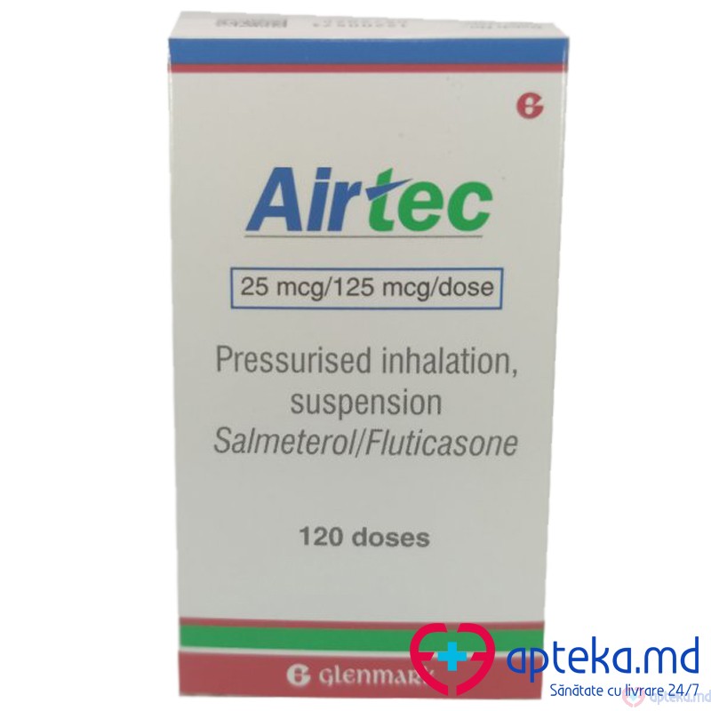 Airtec susp. de inhalat presurizata 25 mcg/125 mcg/doza 120 doze N1