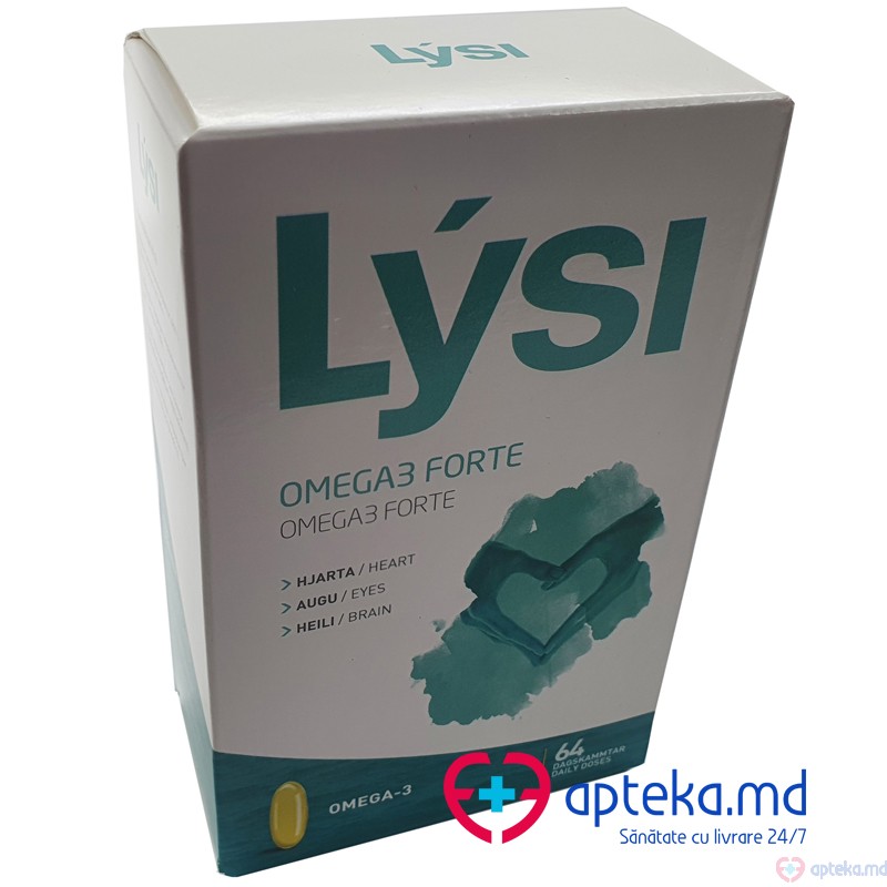 Omega-3 LYSI Forte caps. N16x4