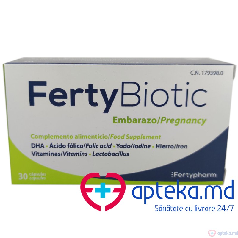 FertyBiotic Pregnancy caps. N30