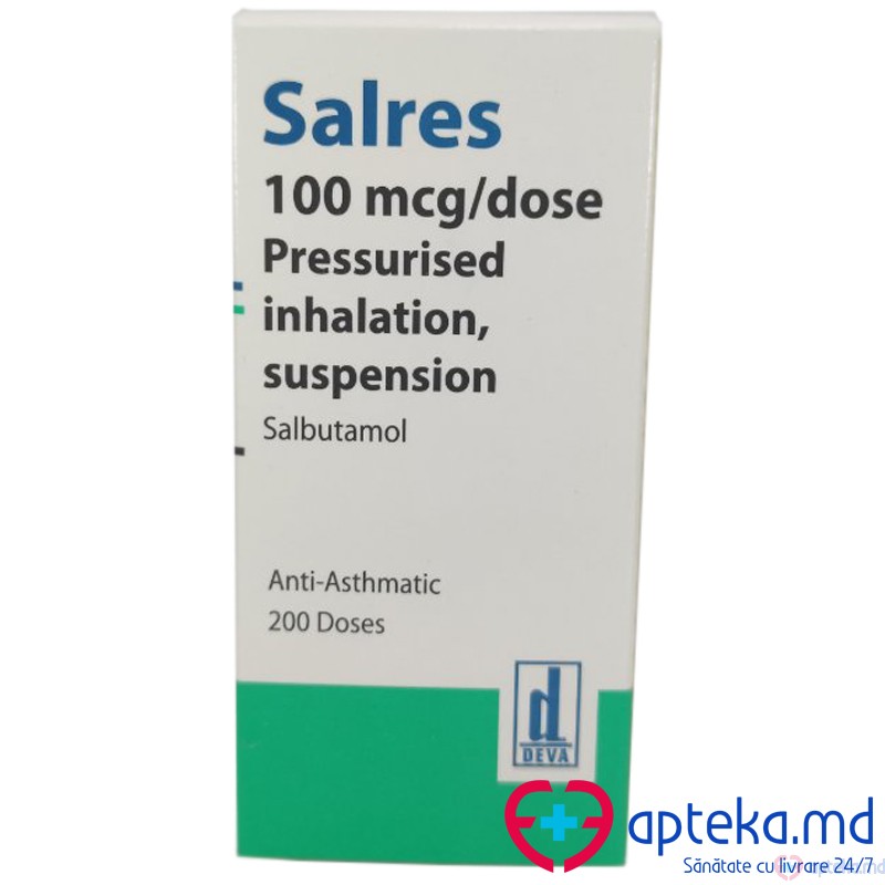 Salres susp. inhalat presurizata 100 mcg/doza 200 doze N1