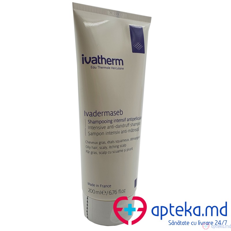 Ivatherm Ivadermaseb Sampon intensiv anti-matreata 200 ml