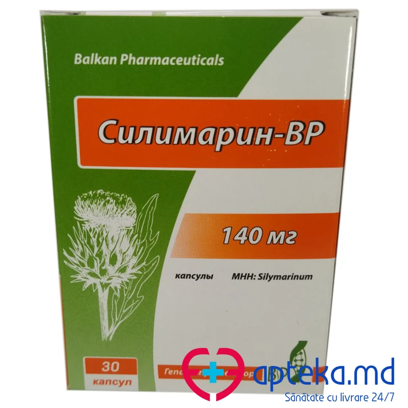 Силимарин-ВР капсулы 140 мг N10x3 Силимарин-ВР капсулы 140 мг N10x3