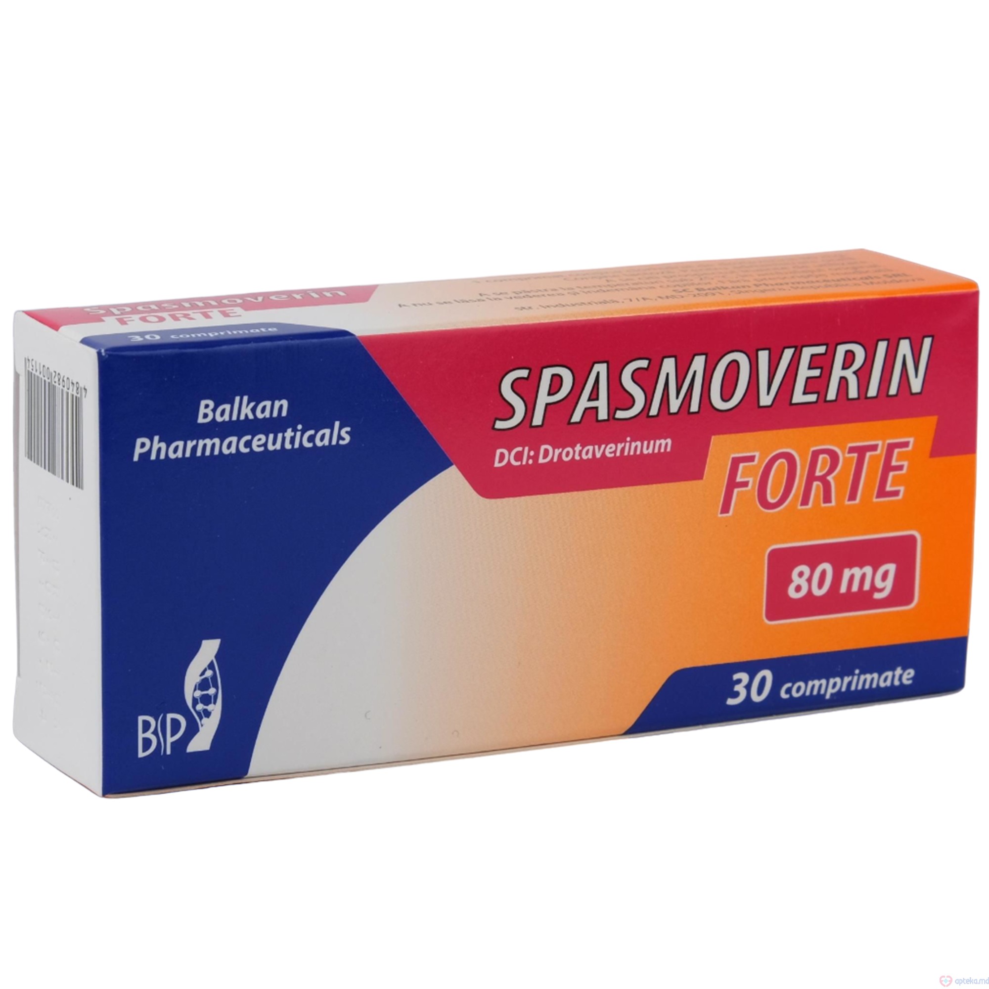 Spasmoverin Forte comprimate 80 mg N10x3