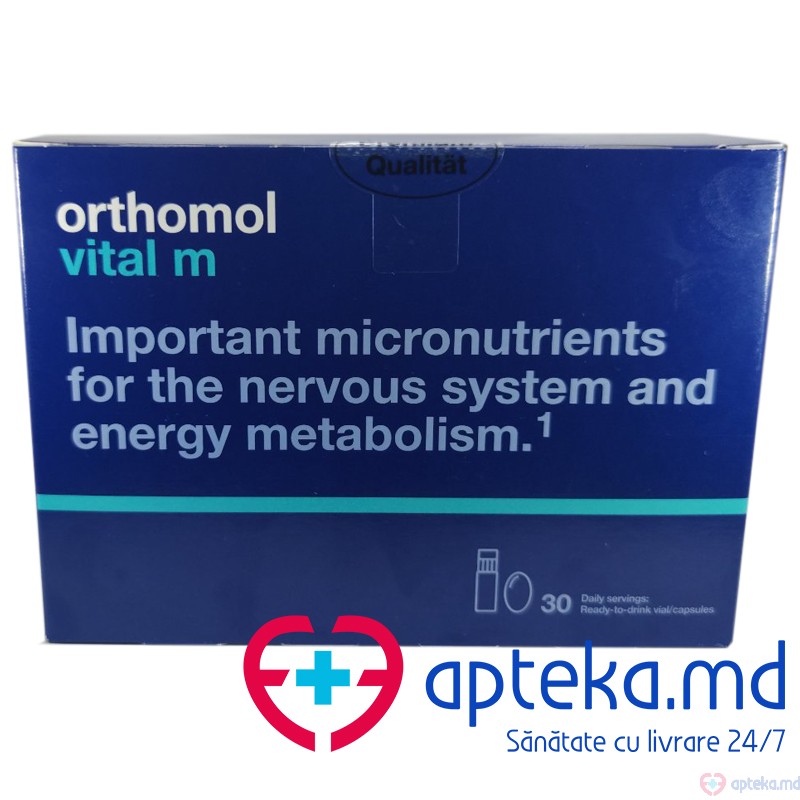 Orthomol Vital M sol. buvabila 20 ml N30 + caps. N60