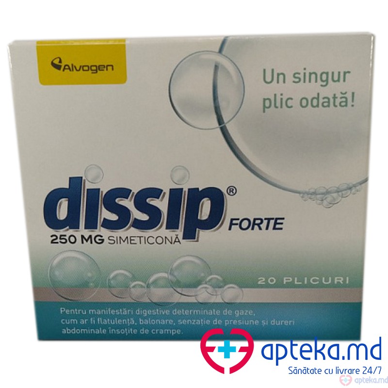 DISSIP Forte pulb./susp.orala 250mg N20