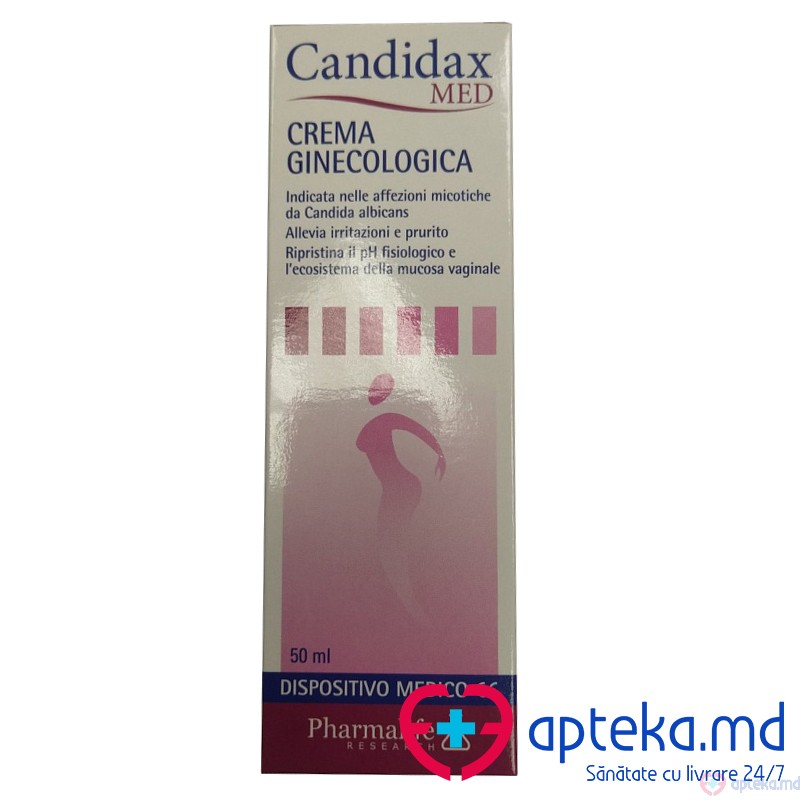 Candidax Med crem vag.+ aplicator 50 ml